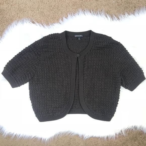 Lafayette 148 New York Sweaters - Lafayette 148 New York Cotton Shrug Sweater Small